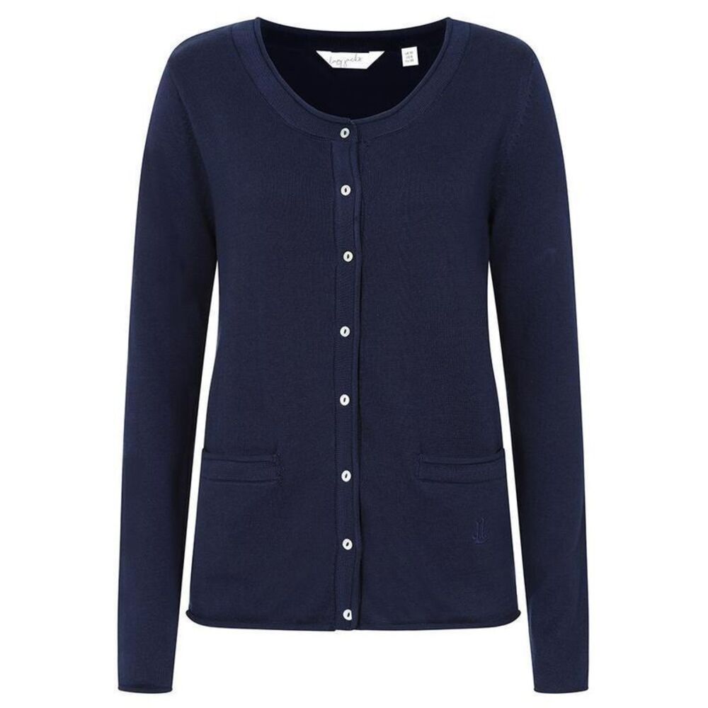 Lazy Jacks Womens/Ladies Knitted Cardigan / Marine